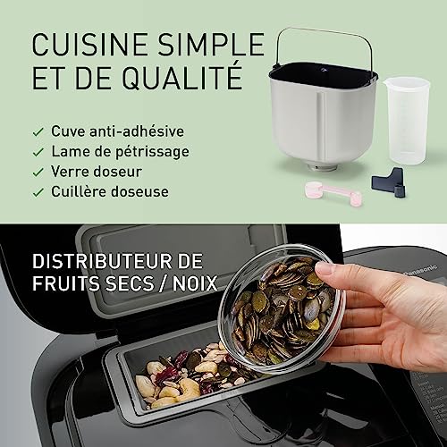 Panasonic SD R2530 Machine à pain avec 30 programmes de cuisson des programmes spéciaux sans gluten 3 tailles de pain au choix minuterie - vue 6