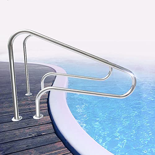 Barandal para piscina acero inoxidable 2 piezas miniatura 1
