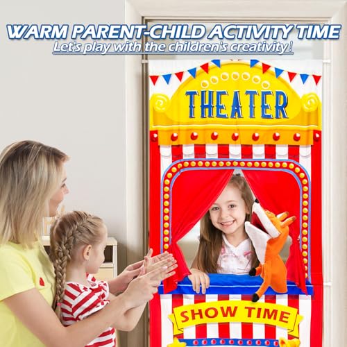 image for GOSR Doorway Puppet Show Theater Curtain, 67