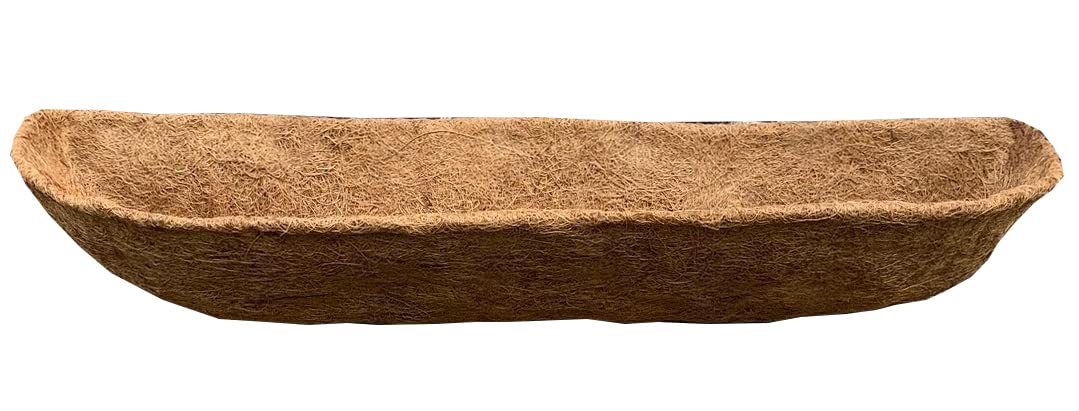 Selections Preformed Coco Liner for Garden Wall Basket Hayrack Trough Planter (75cm / 30 Inch)