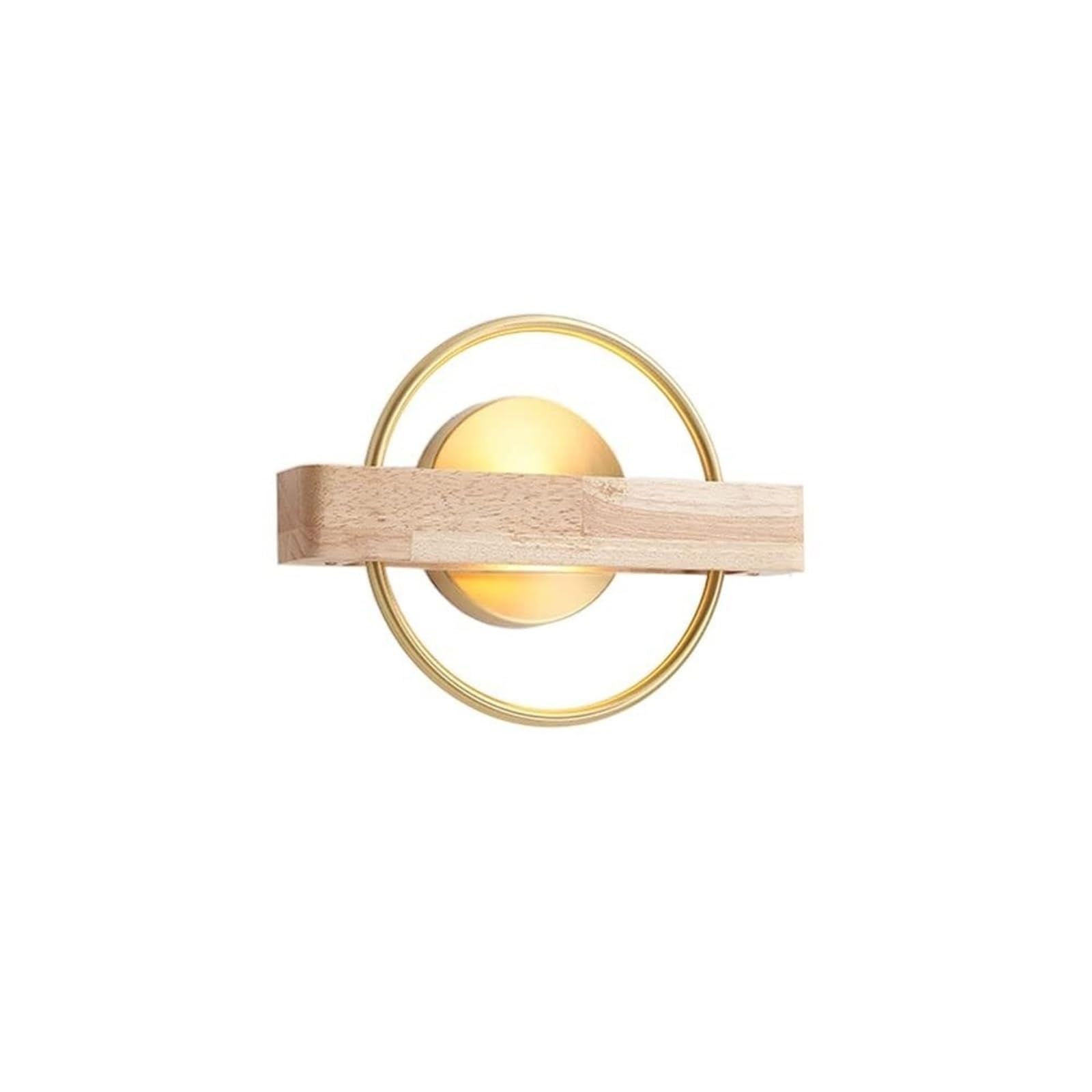 HPTHLY Wall Sconces, Wall-Mounted Light Fixtures, Indoor Wall Light Fixture, Bedroom Bedside Wall Lamps, 1-Light Gold Round Wall Lantern For Bathroom, Hallway