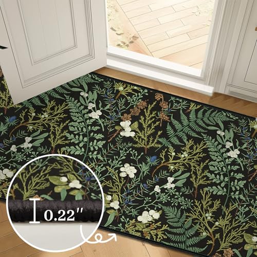Tapete Decorativo Verde Negro 60x120 cm miniatura 6