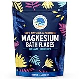 Soak & Restore Mineral Salts - Magnesium Bath Flakes – Pure Magnesium Chloride for Soaking and Whole-Body Replenishment (4.4 lbs)