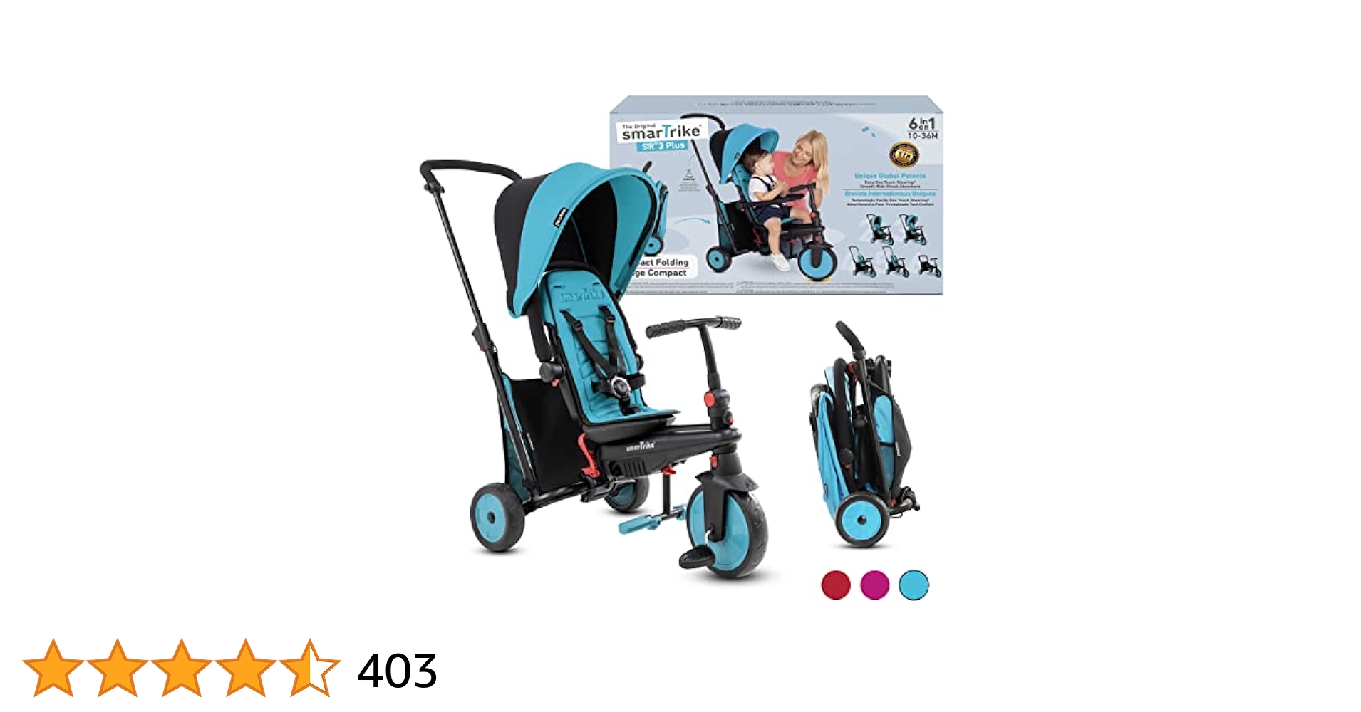 smarTrike STR3 三輪車　一式 Amazon.co.jp: スマートトライク STR3 三輪車 折りたたみ 1歳