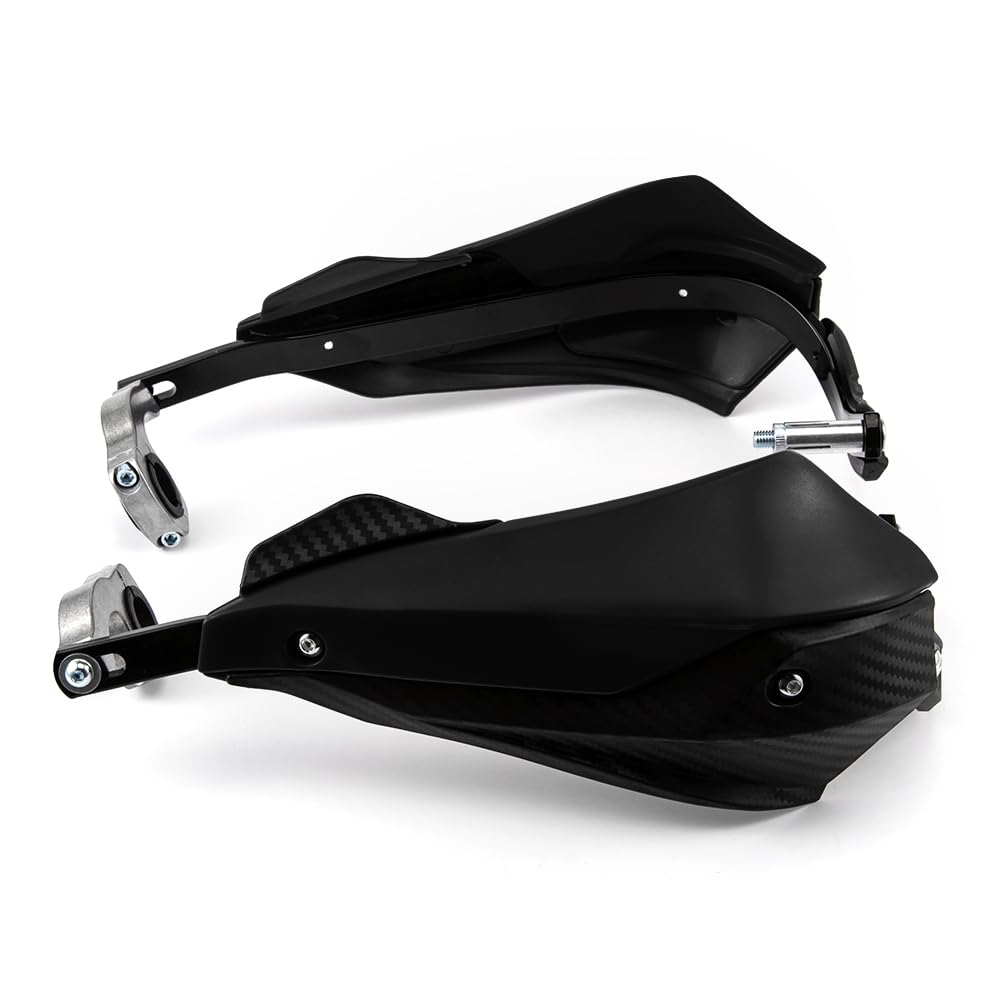 Paramani per moto da cross da 7/8“ 22 mm e 1 1/8” 28 mm con protezioni per le mani per moto da cross compatibili con ATV, moto da cross, supermoto, moto da corsa e moto da cross (Nero)