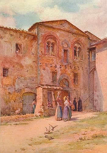 Reproducción de lienzo decorativo de la Casa del Provostan, cuadro artístico grande para regalo