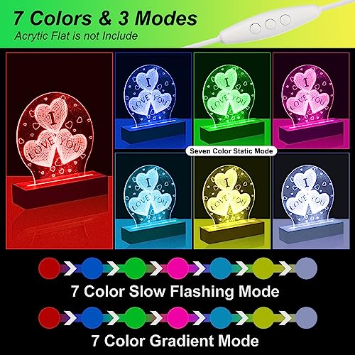 PATIKIL 4 Pcs Wooden Light Stand Base 5.9" - Image 3