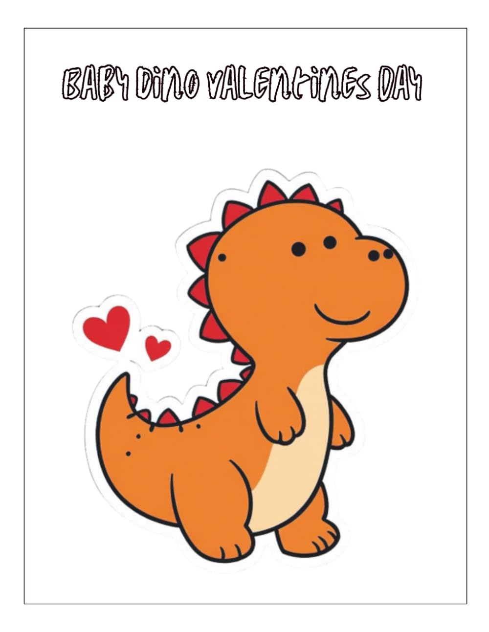 Baby Dino Valentine's Day