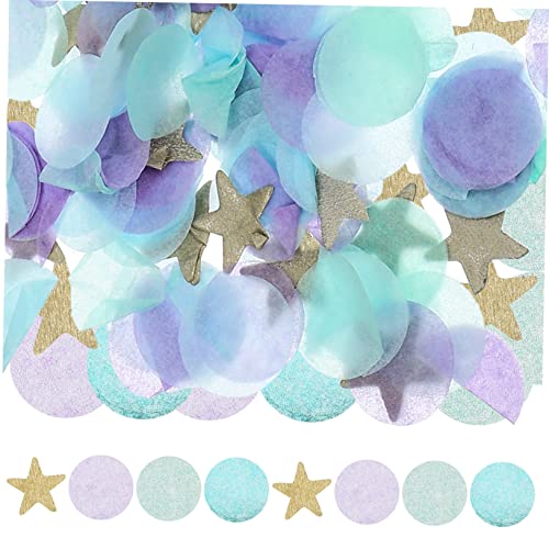 Cabilock 2 confetes de bebé revelar festa centros de mesa confete de mesa equipamento despedida de solteira casamento decoração dispersão da mesa de aniversário feliz aniversário confete papel