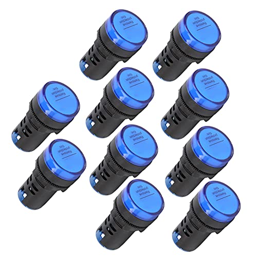 Indicador de equipamento, indicador LED azul de alto brilho para instrumentos para equipamentos(AC22