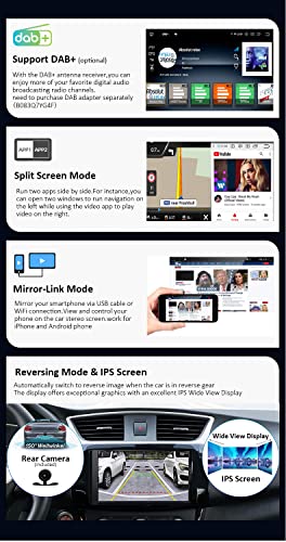 Mercedes Benz ML GL W164 autoradio met draadloze CarPlay + Android auto - Afbeelding 4