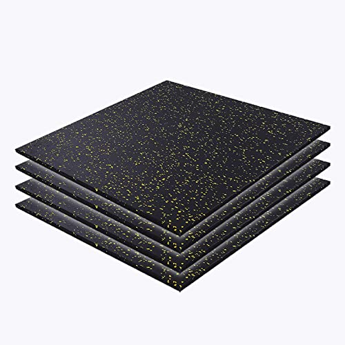 【Amazon.co.jp 限定】 トレーニング マット ラバートレーニングマット ゴムマット ジムマット 50cm*50cm*15mm 筋トレ マット ジム フロアマット ラバーマット エクササイズ フィットネス ダンベルマット 衝撃吸収 防音 防振 床