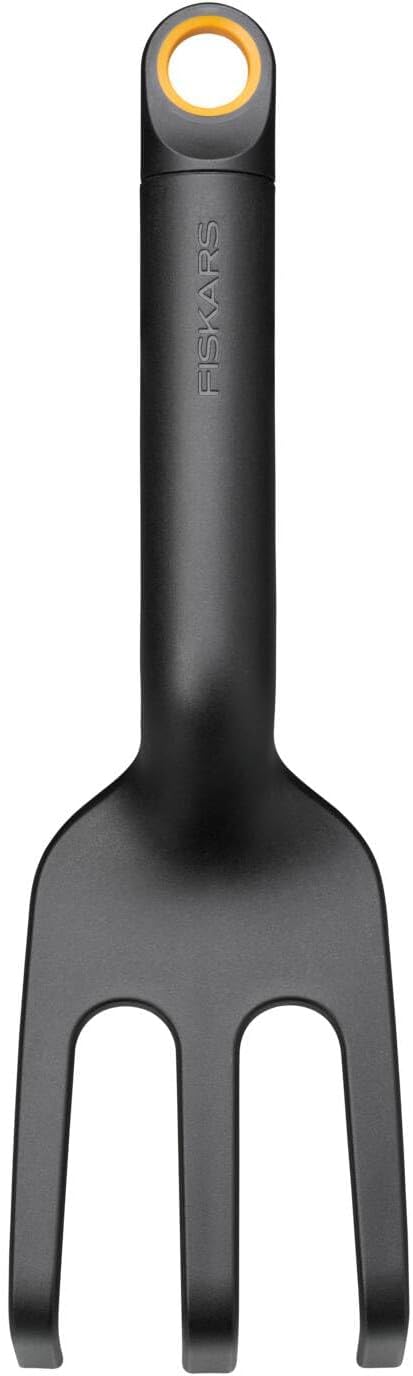 Fiskars Flower rake, Total Length 27 cm, 65 % Recycled Plastic with Glass Fibre, Solid, 1072102