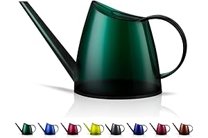 WhaleLife: Green 1.4L Watering Can for Indoor Plants and Bonsais