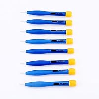 Vista 9 de Plastic Screwdriver Set, 8pcs Slotted Head, Adjustable Frequency, Anti-Static, Ceramic, Alignment, Insulated Electrician Tool, Home Hand Tools