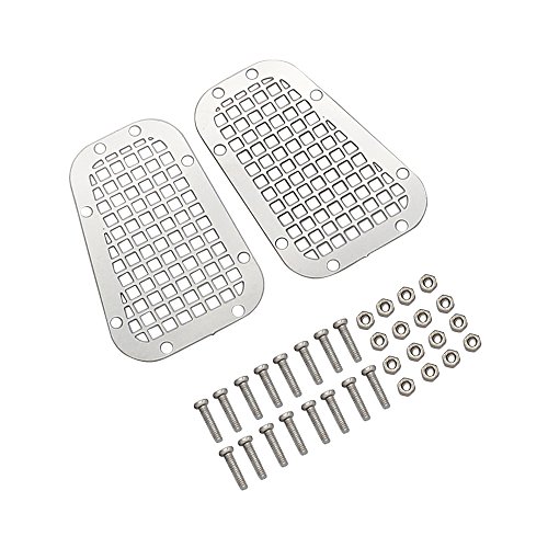 Injora New Metal Anti-Skid Plate & Intake Grille For 1:10 Rc Crawler Trx-4 #TOP5