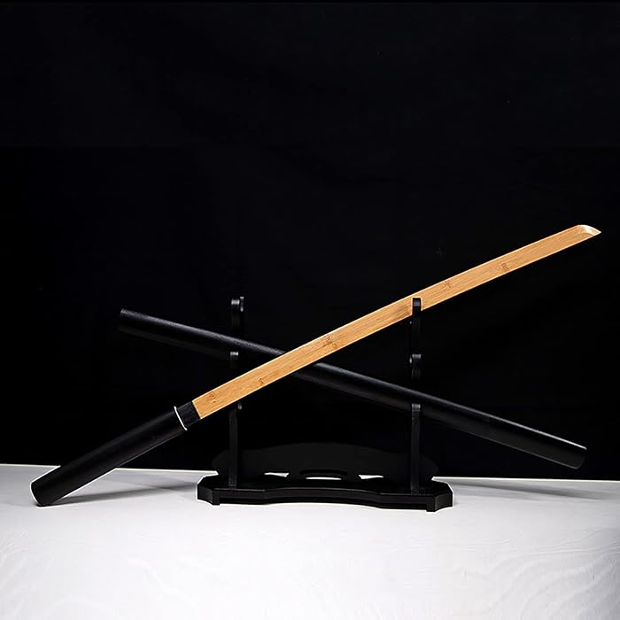 Buy QYHSS 103cm Laido Bamboo Swords,Handmade Solid Wood Training Wooden