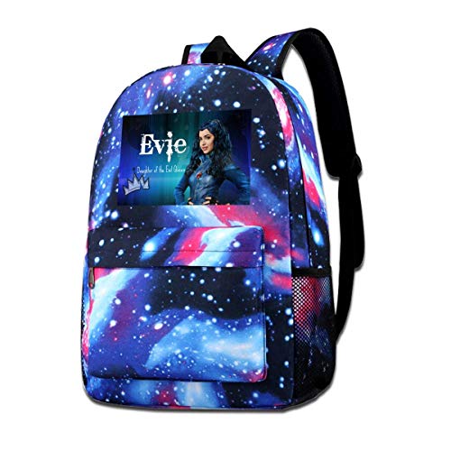 GYTHJ Descendientes Evie Mochila Duradera Mochilas de Viaje para Hombres y Mujeres Azul