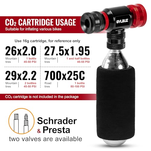 Gylbuz CO2 Inflator CNC Aluminum