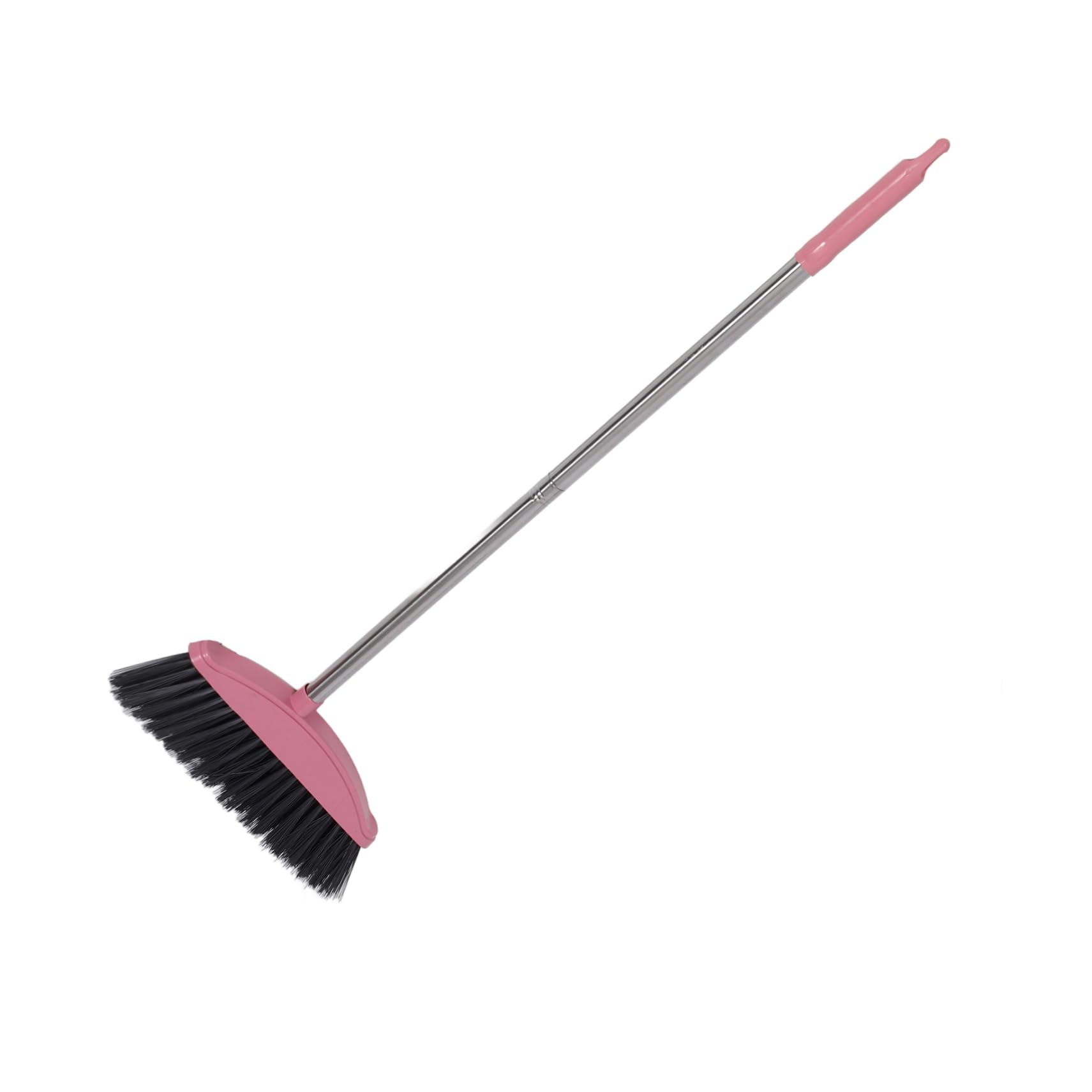 Unomor Pink Cleaning Kitchen Hair Cleaning Broom Stainless Steel Floor Cleaning Brooms Plastic Broo