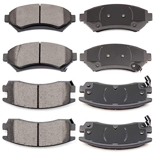 Brake Pads, ECCPP Front Rear Ceramic Brake Kits fit for Buick Century LeSabre Park Avenue Regal Riviera for Cadillac for Chevy for Oldsmobile for Pontiac Brake Pads, ECCPP Front Rear Ceramic Brake Kits fit for Buick Century LeSabre Park Avenue Regal Riviera for Cadillac for Chevy for Oldsmobile for Pontiac