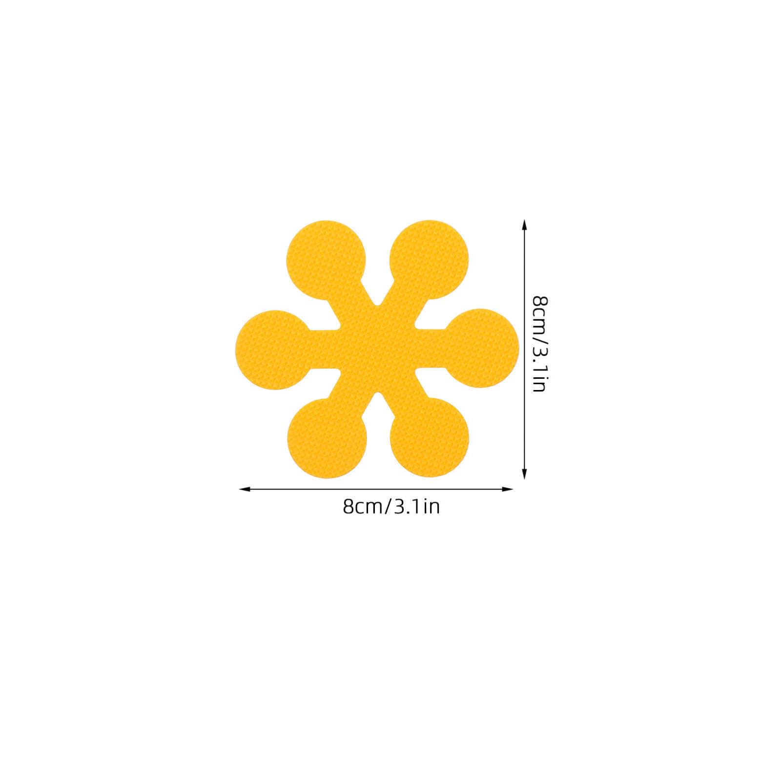 Hohopeti 6Pcs Snowflake Bath Tub Stickers Non Slip Decorative Decals for Bathroom Self Adhesive Skid Grip for Tub Shower Safety Cute and Non Slip Surface Protection