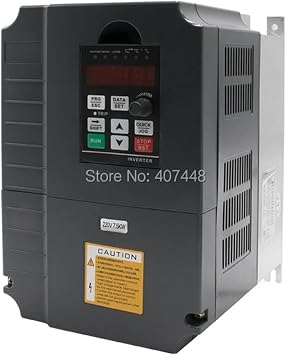 HY Huanyang GT Series 220v 380v 5.5KW 7.5KW Vector Inverter Variable Frequency Drive VFD 1HP Input 3HP Output Driver (Color : 5.5kw, Size : 220V_Vector Type)
