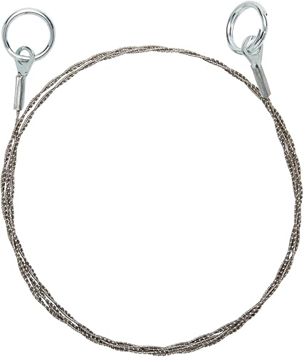 Spyral Sierra de cuerda de árbol de doble hoja con diente de 360 grados, herramienta de mano de corte de ramas de árbol alto, 48 pulgadas de largo,