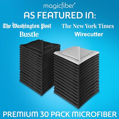 MagicFiber Microfiber Cleaning Cloth, Glasses Cleaner, Eyeglass Wipes, 30pk | Clean Eye Glasses, Lenses, Screens, Cameras, Sunglasses, Watches, Electronics, & More - Image 4