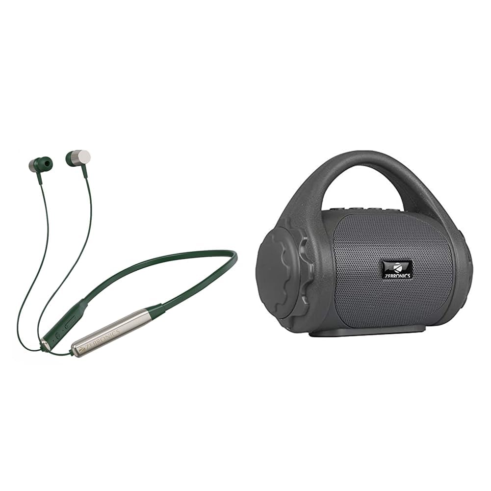 ZEBRONICS Zeb-Evolve BTv5.0, Voice Assistant, Rapid Charge, Dual Pairing, Call Function, Magnetic Ea-image-47
