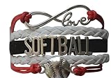 Infinity Collection Softball Bracelet- Softball Jewelry - (12 Styles) Perfect Softball Player, Team