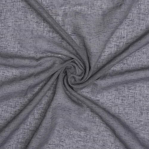 Image of Wakefit Curtains 5 feet Long Set of 2, Window Curtains, Window Curtains 5 feet, Modern Sheer, Polyester Curtains, Decoration Items for Home Decor (Rock Grey)