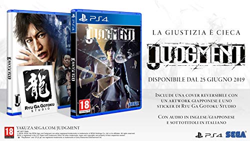 Judgment PS4 jeu action enquête PAL ITA multilingue complet