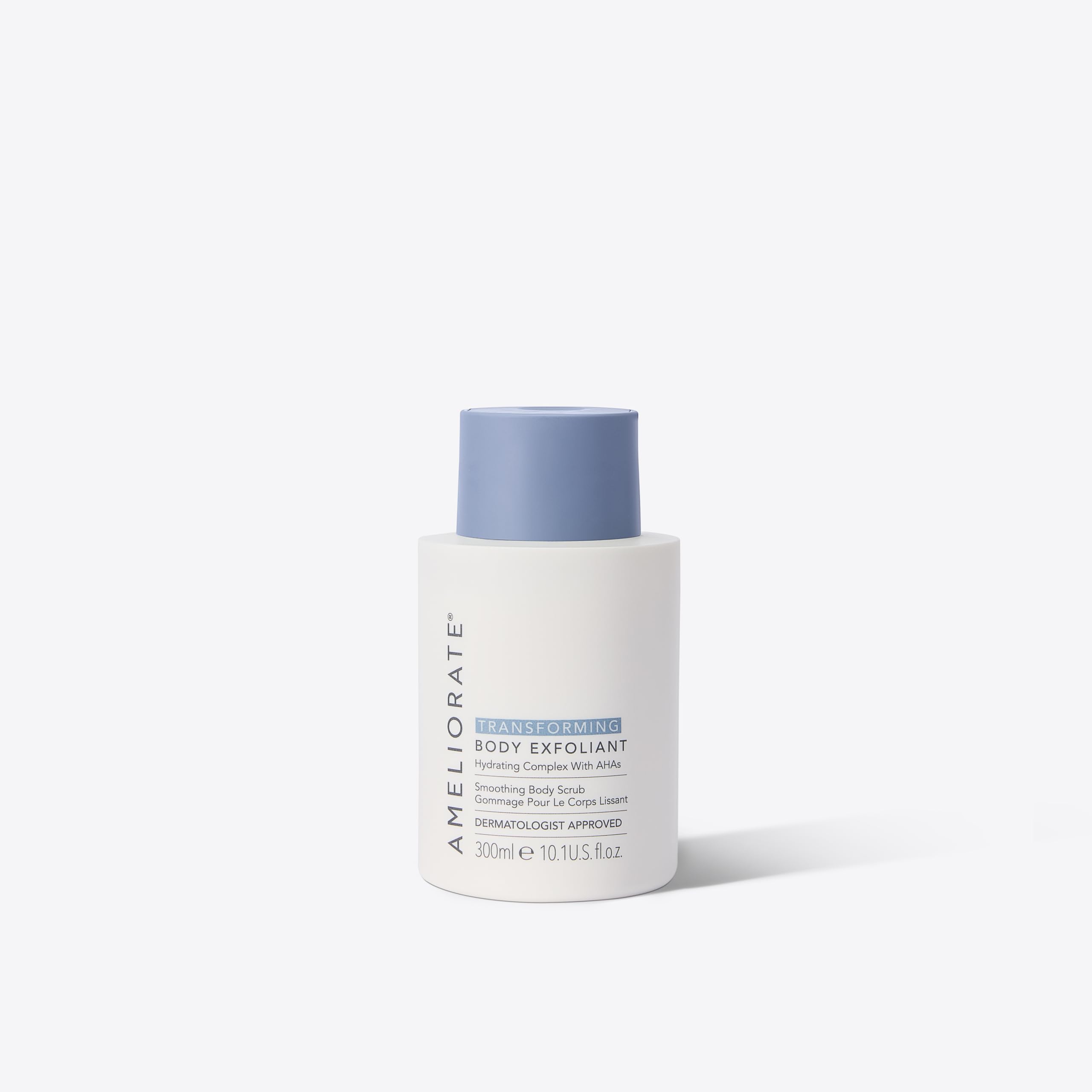 AMELIORATE Transforming Body Exfoliant 300ml for Keratosis Pilaris (KP), Bumpy & Dry Skin, White, 300 ml (Pack of 1)
