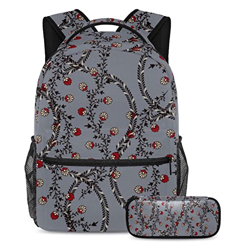Sac à dos de voyage anti-fuite avec porte-gourde et trousse scolaire