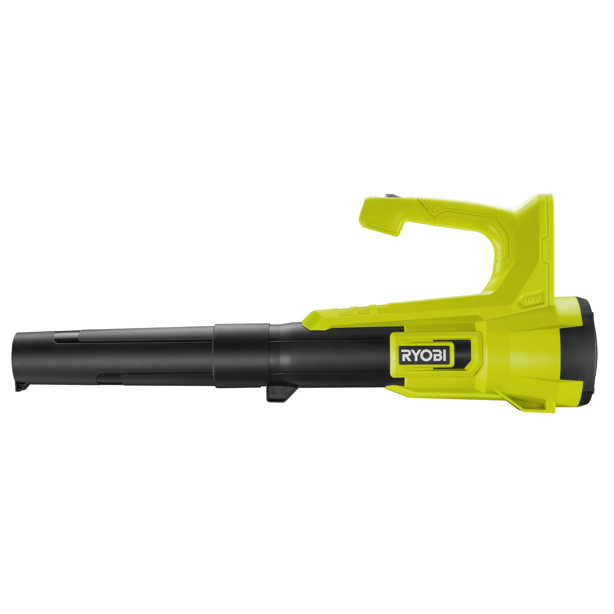 Ryobi Soffiatore a Batteria 18V ONE+, Turbo Jet 145 km/h e 7.1 m³/min, Compatto e Leggero, per Foglie, Terrazzi e Giardino, Batteria Non Inclusa, RY18BLA-0