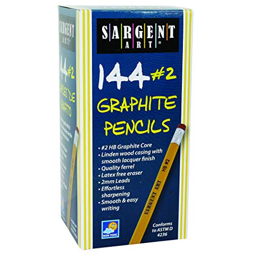 Lápices de grafito Sargent Art 2HB pack 144 miniatura 1