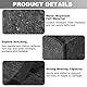 DYMHQ Rutschfest Filz Auto Organizer Kofferraum - 50 x 15 x 24cm Grau Kofferraum Organizer Kofferraumtasche für Auto/Autotasche Kofferraumtasche Faltbar Toolbag für Reisen