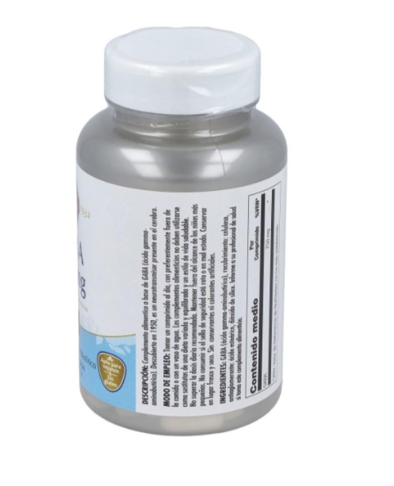 Solaray Kal - Gaba 750 Mg - 90 Comprimidos , 2 Pack