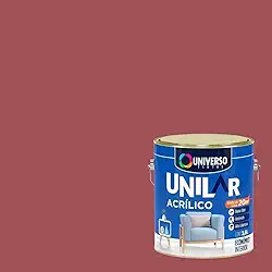 Tinta Acrílica Antimofo Unilar 3,6l Escolha sua Cor (Vermelho Escarlate)