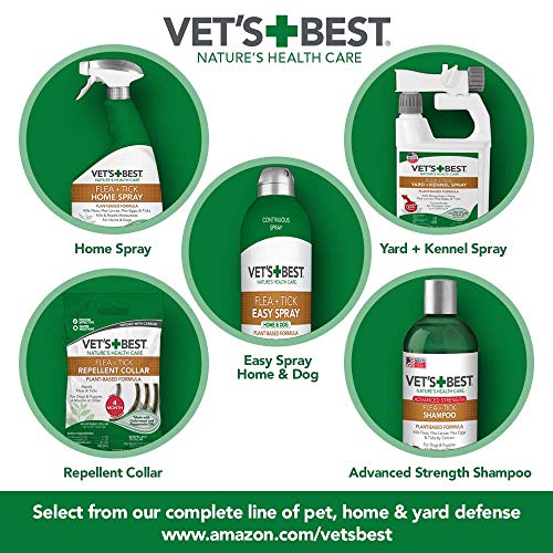 Vet's Best Flea and Tick Easy Spray Flea Treatment for Dogs and Home