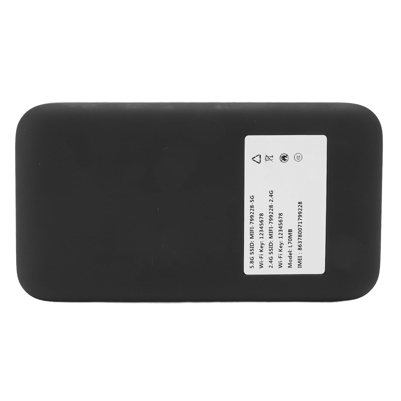 Dpofirs 5G Mobile Hotspot Tragbarer Router mit SIM -Kartensteckplatz für Heimreise, Support 16 Geräte, 6100mah, 2,77 Gbit/S Download, 1,25 Gbit/S Upload