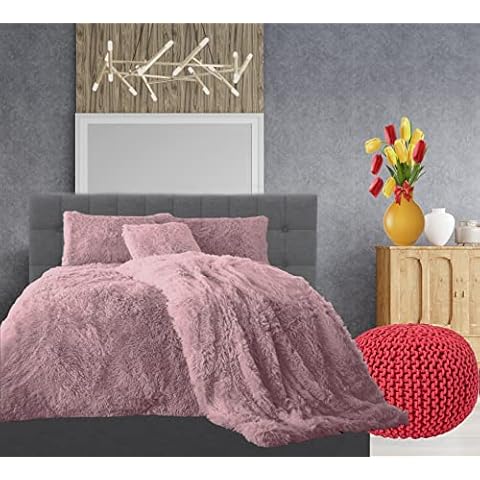 Comfort Collections Teddy Cuddles Fleece Bedding Set Cover