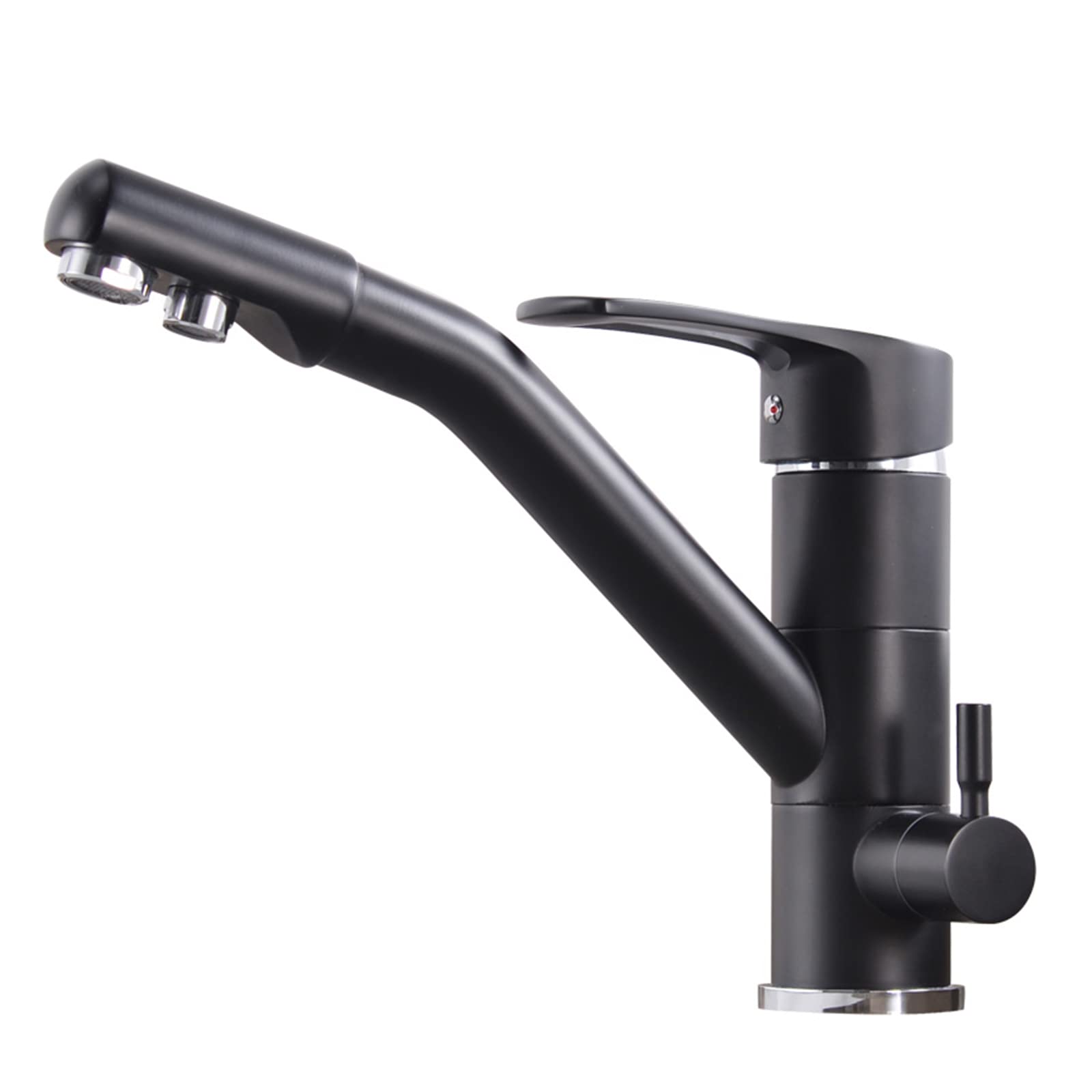 WDSOPK 3 way kitchen tap water purifier faucet brass 360° swivel 3 way kitchen taps white