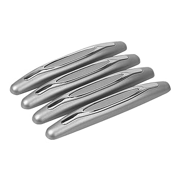 Glaceon Auto Car Door Guard Edge Corner Bumper,Guards Buffer Trim Molding Protection Strip Scratch Protector Car Door Crash Bar (Grey)