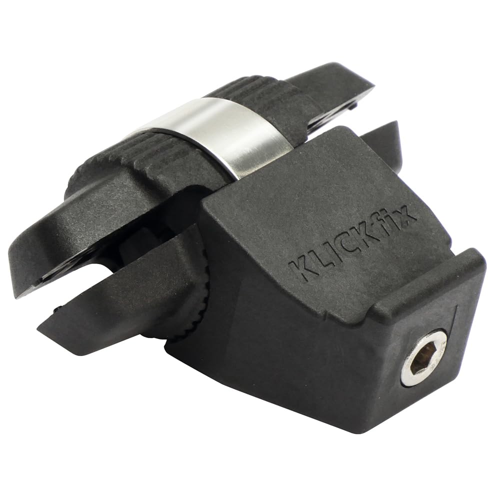 KLICKFix Adapter siodełka dla dorosłych, uniseks, czarny, jeden rozmiar