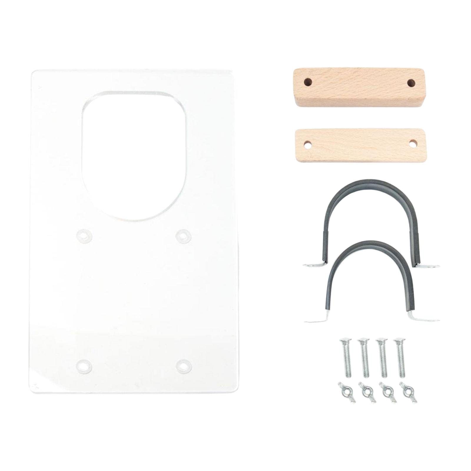 Support de tonte pour tondeuse mouton en bois noble et acrylique fini