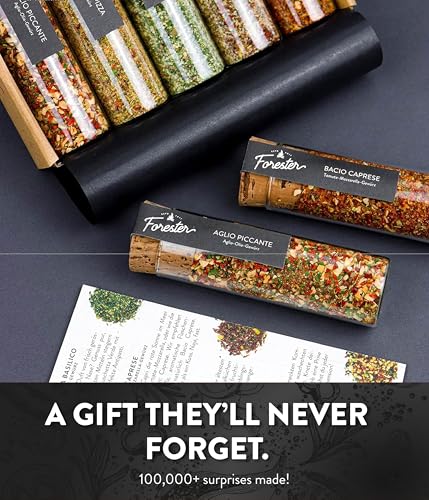 Image of TIMBER TASTE Italian Spice Sampler Set - 5 Mediterranean Herb Blends Impasto Pizza Caprese Pesto Bruschetta Aglio Piccante | Italian Seasoning Foodie Cooking Kit | Pasta Gift - Birthday Gift for Him
