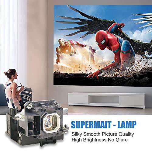 Supermait 200 Fit for NP15LP / 60003121 Replacement Projector Lamp with Housing for NEC M230X / M260W / M260X / M260XS / M300X / M230XG / M260XG / M300XG / M300XSG / M260WG / ME270XC / NP-M300X+ - Image 2