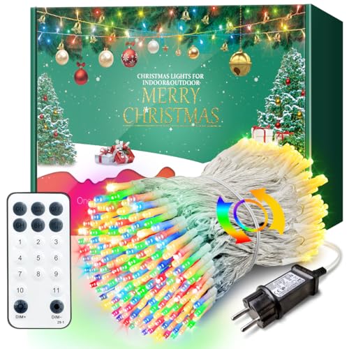 ARKOCHIC 35M Lichterkette außen, 300 warmweiß LED Lichterkette...